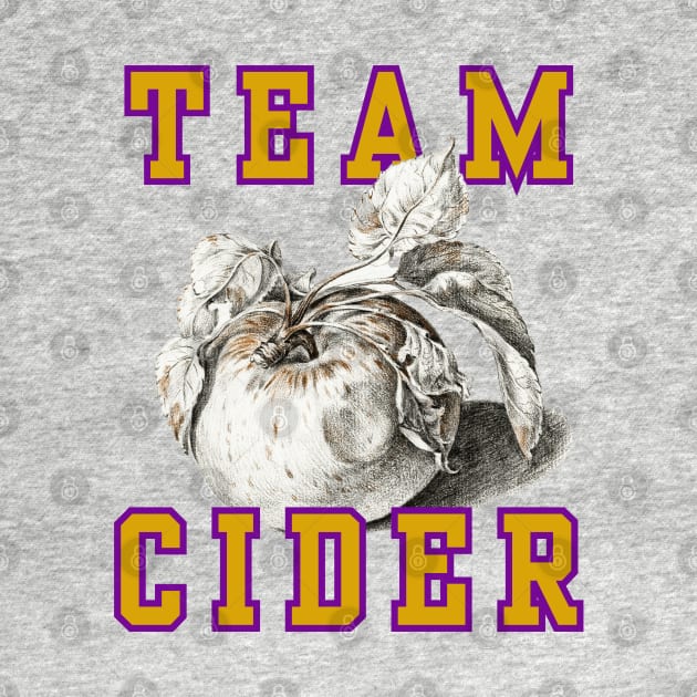 Team Cider! Classic Purple and Gold Style by SwagOMart